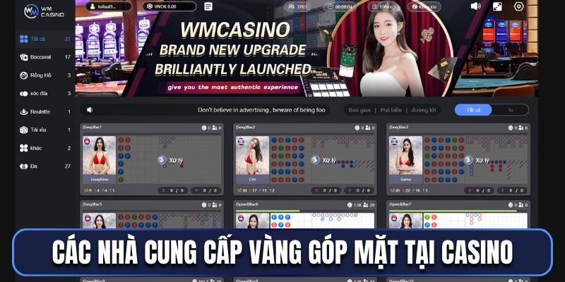 4 đối tác vàng cung cấp dịch vụ tại nhà cái